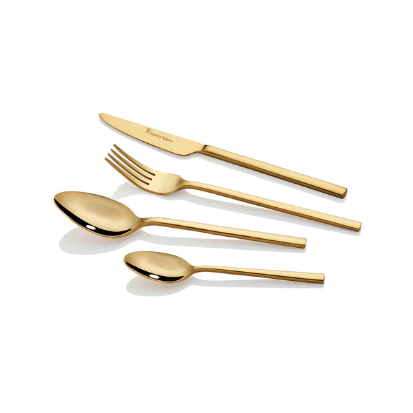 Stanley Rogers Hereford Cutlery Set Gold 16 Piece Set | Minimax