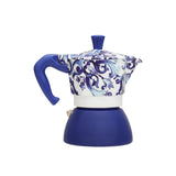 Bialetti Dolce & Gabbana Induction Moka Express Blu Mediterraneo 4 Cup (190ml) | Minimax