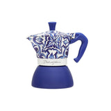 Bialetti Dolce & Gabbana Induction Moka Express Blu Mediterraneo 4 Cup (190ml) | Minimax