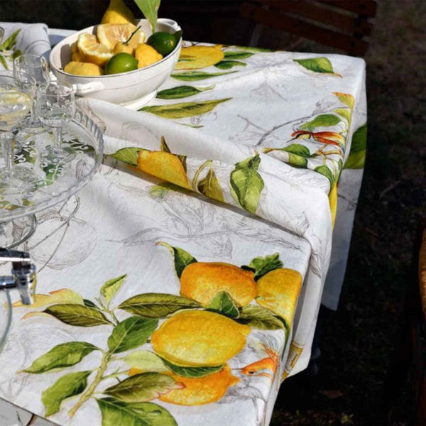 Tessitura Toscana Telerie Limoncello Tablecloth 170cm x 270cm | Minimax