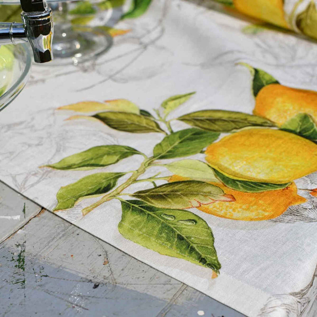 Tessitura Toscana Telerie Limoncello Tablecloth 170cm x 270cm | Minimax