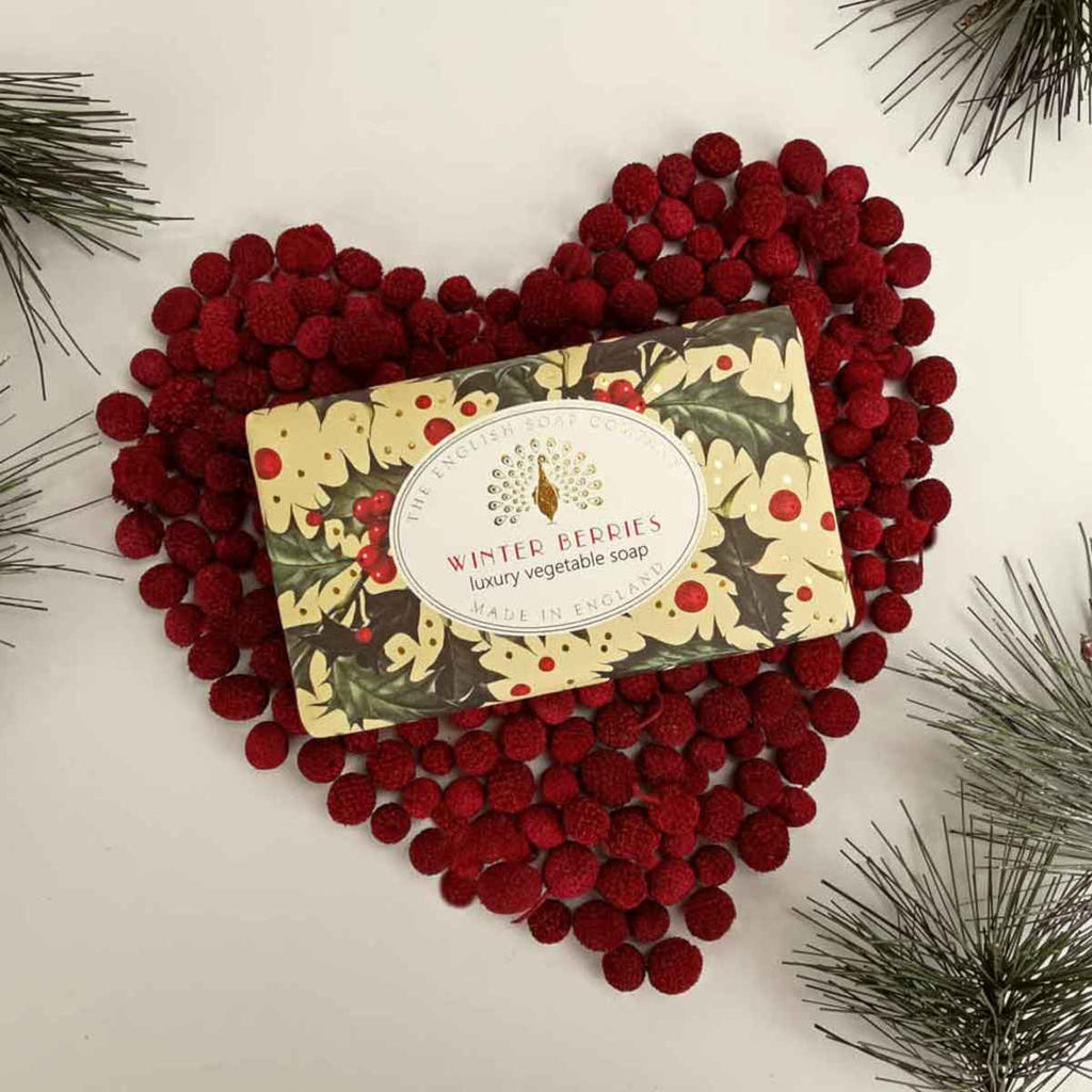 The English Soap Company Winter Berries Soap 190g | Minimax