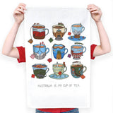 The Nonsense Maker Aussie Teacup Tea Towel | Minimax