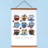 The Nonsense Maker Aussie Teacup Tea Towel | Minimax