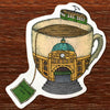 The Nonsense Maker Melbourne Teacup Magnet | Minimax