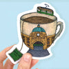 The Nonsense Maker Melbourne Teacup Magnet | Minimax