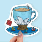 The Nonsense Maker Sydney Teacup Magnet | Minimax