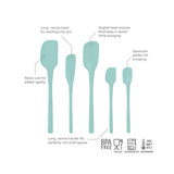 Tovolo Spatula Set Aqua 5 Piece | Minimax