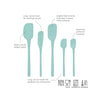 Tovolo Spatula Set Aqua 5 Piece | Minimax