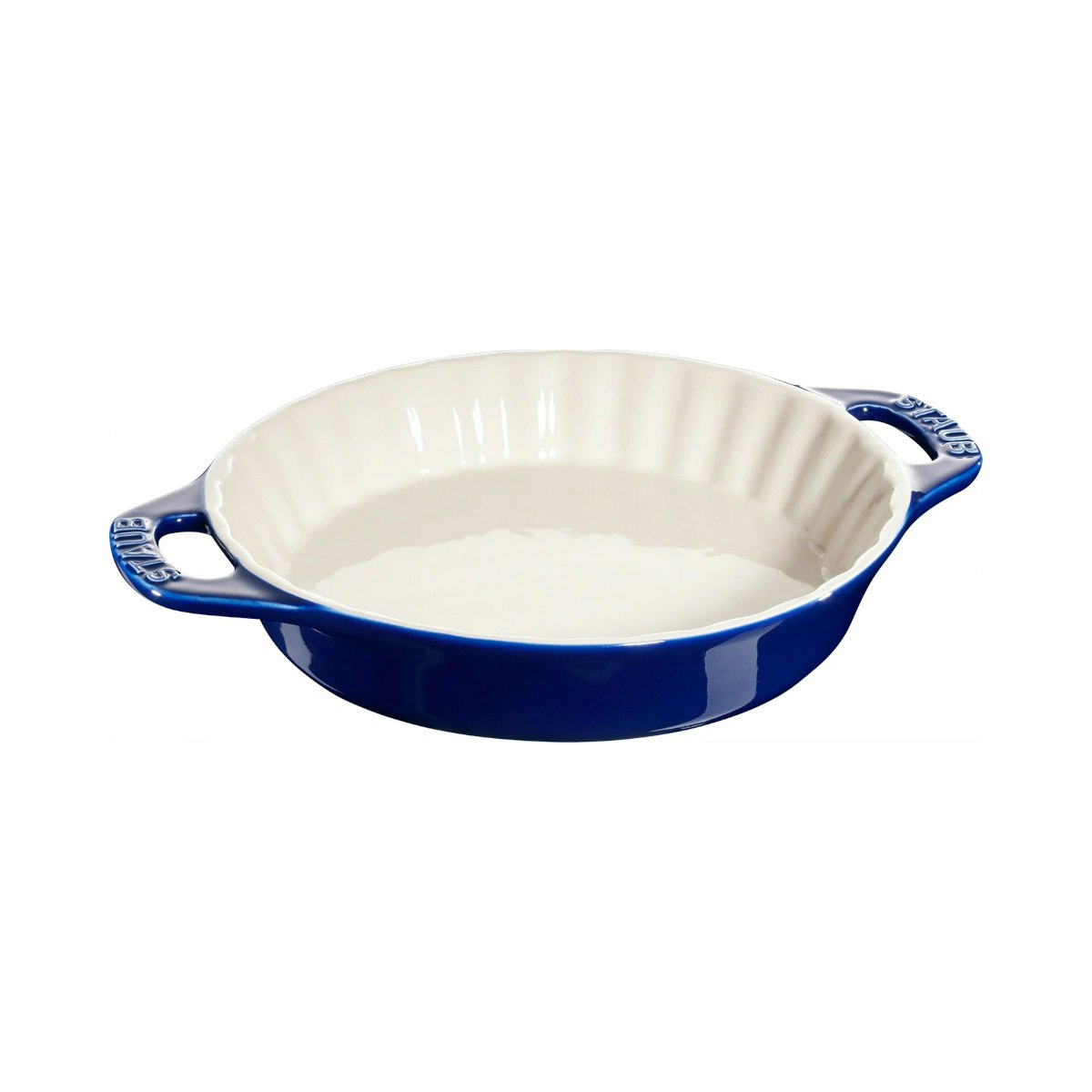 Staub Ceramic Round Pie Dish Blue - 24cm