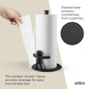 Umbra Buddy Paper Towel Holder Black | Minimax