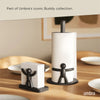 Umbra Buddy Paper Towel Holder Black | Minimax