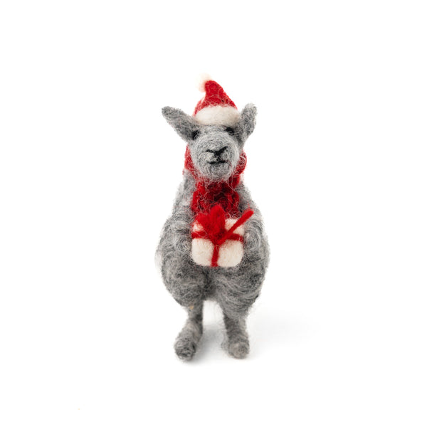 Felt Kevin Kangaroo Christmas Ornament| Minimax