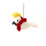 Felt Chris Cockatoo Christmas Ornament | Minimax