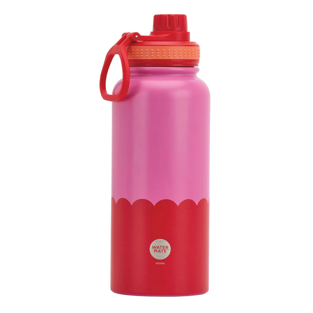 Annabel Trends Watermate Drink Bottle Wave Pink/Red 1L | Minimax