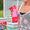 Annabel Trends Watermate Drink Bottle Wave Pink/Red 1L | Minimax