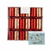 Pure Christmas Luxury Cracker Red/Gold (Set of 6) | Minimax