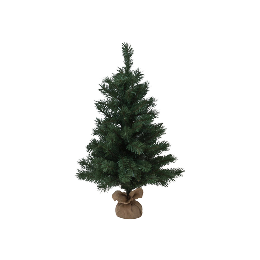 Pure Christmas Ashbrooke PVC Burlap Tree 90cm | Minimax