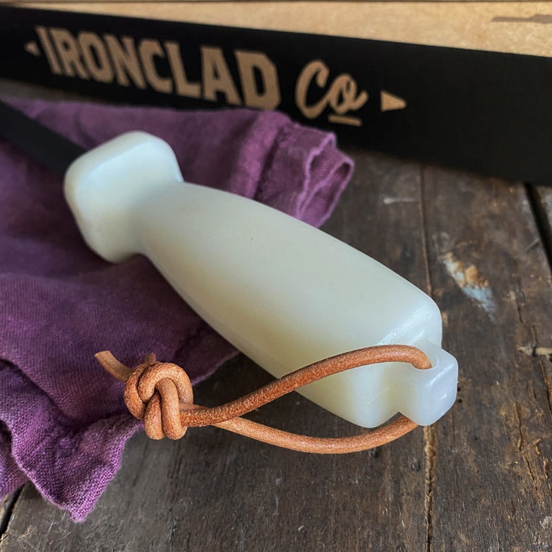 The Wool Sharpening Steel by Ironclad Co. Handcrafted Wool Fibre Sharpening Steel (LOW STOCK)