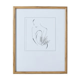 Amalfi Female Lines Wall Art Natural 40x50x2.5cm