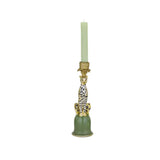 Coast to Coast Leo Leopard Resin Candle Holder Green 25cm | Minimax