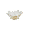 Phoebe Glass Bowl Clear/Yellow 16x5cm | Minimax