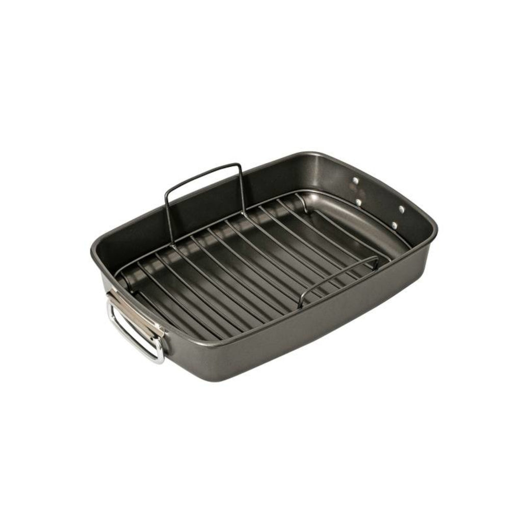 Bakemaster Non-Stick Roaster with Rack 40cm