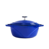 Lodge USA Enamel Cast Iron Dutch Oven Blue 7L | Minimax