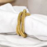 Flair Wedder Mesh Napkin Ring Gold | Minimax