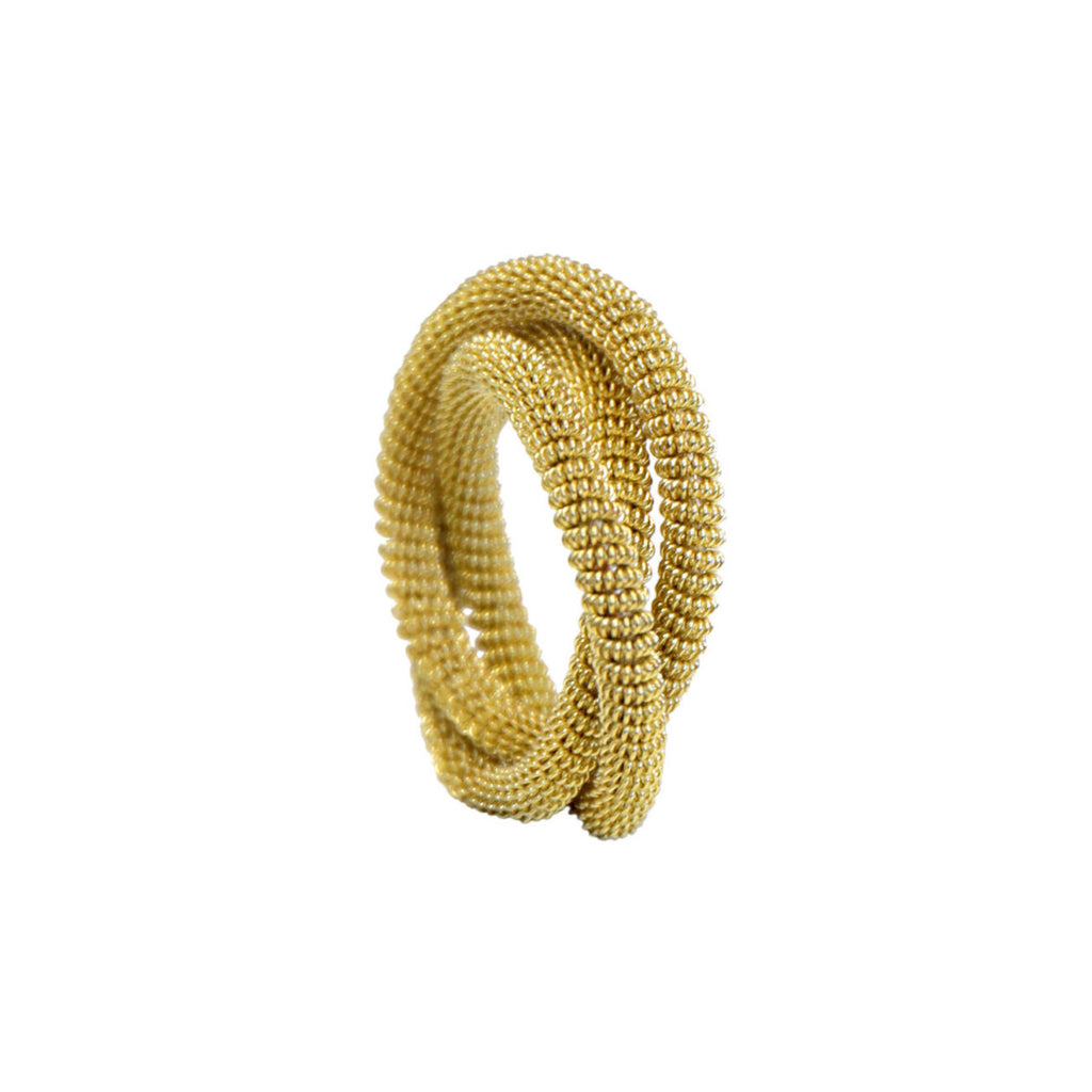 Flair Wedder Mesh Napkin Ring Gold | Minimax