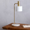 Amalfi Anakin Desk Lamp White & Gold 34x18x54.5cm