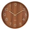 Karlsson Basswood Wall Clock Brown 60x60x6cm