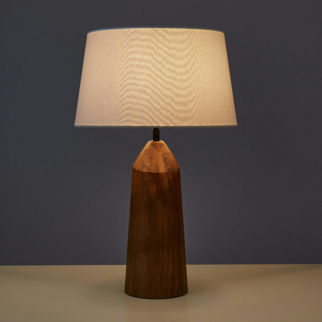 Amalfi Wyoming Table Lamp Natural & Grey 38x38x60cm