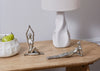 Amalfi Ceramic Organic Table Lamp Natural/White 33x33x51