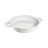 Staub Ceramic Round Pie Dish White - 24cm