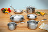 Swiss Diamond Premium Steel 10 Piece Cook Set