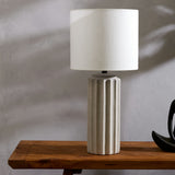 Amalfi Indi Table Lamp White 38x38x62cm