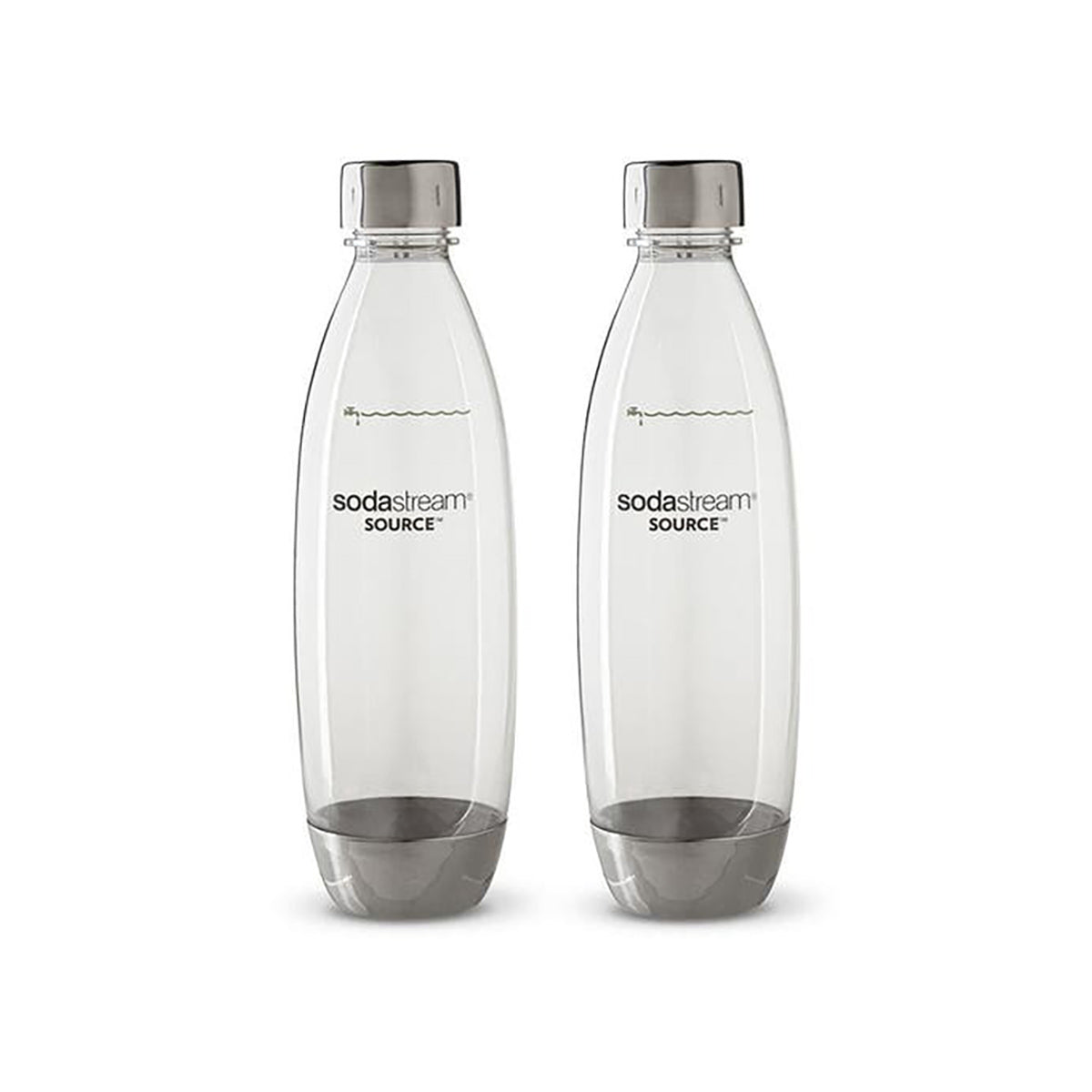 SodaStream Twin Pack Sparkling Black Water Machines Bottles 1