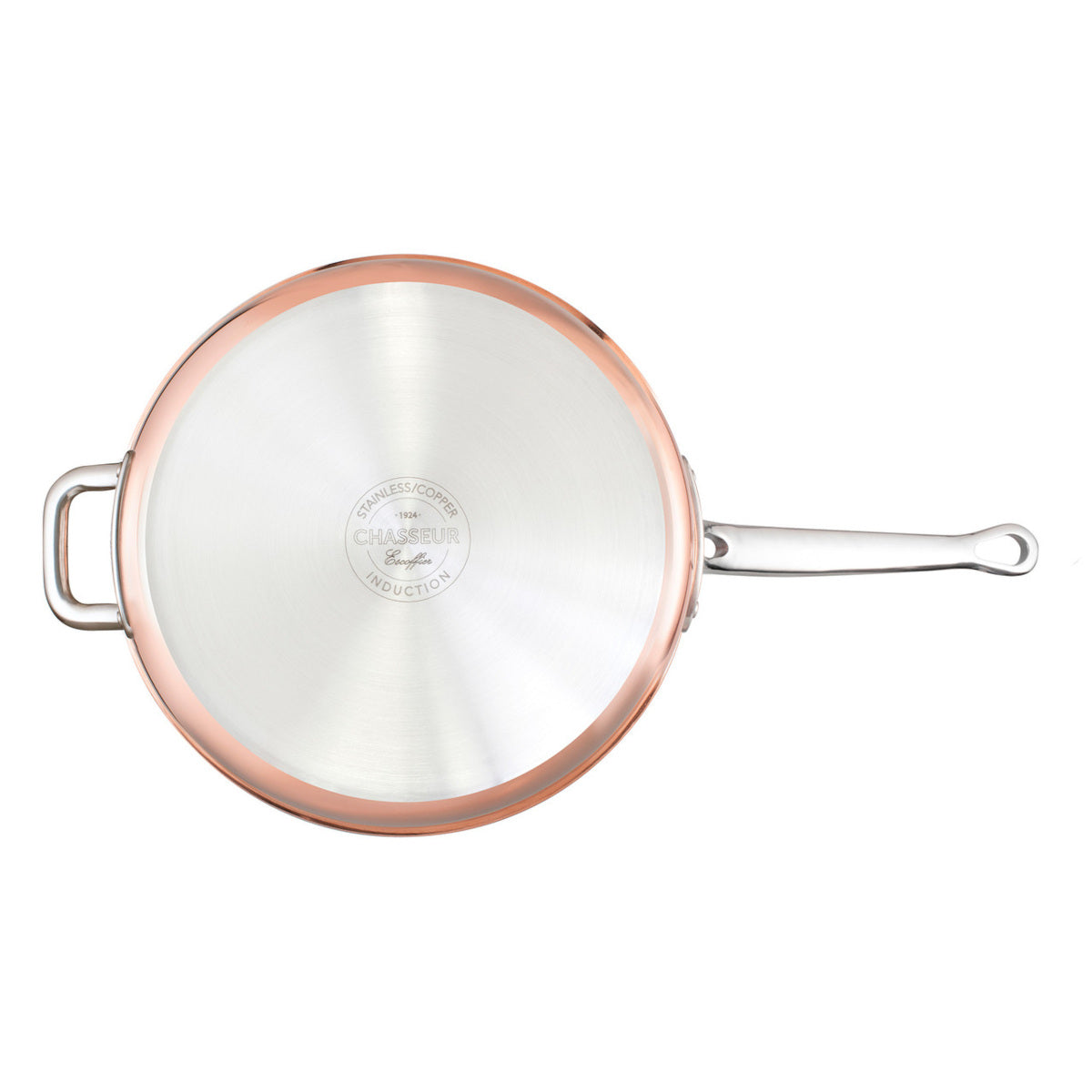 Chasseur Escoffier Induction Saut Pan with Helper Handle 28cm