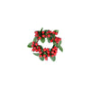 Gala Berry with Leaves Wreath Red 7.5cm | Minimax