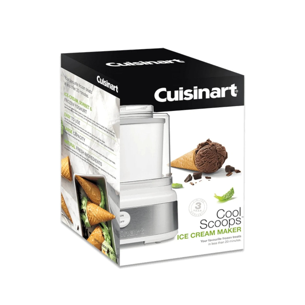 Cuisinart Cool Scoop Icecream Maker 1.5L Minimax