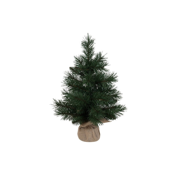 Pure Christmas Ashbrooke PVC Burlap Tree 46cm | Minimax