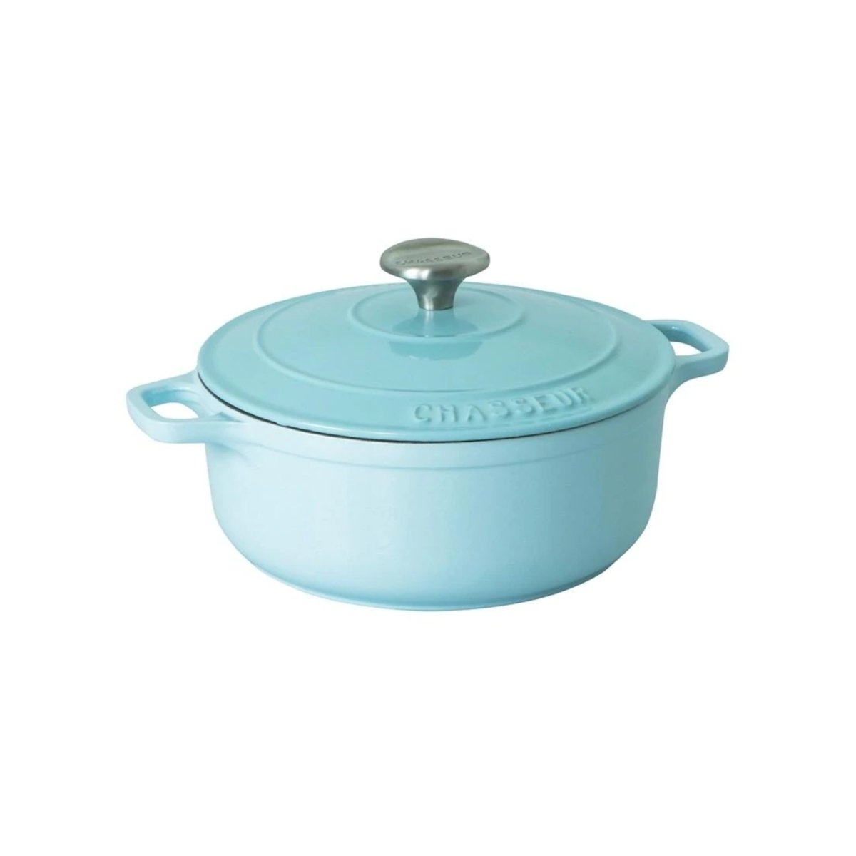 Chasseur Cast Iron Round French Oven Duck Egg Blue 28cm 6.1L