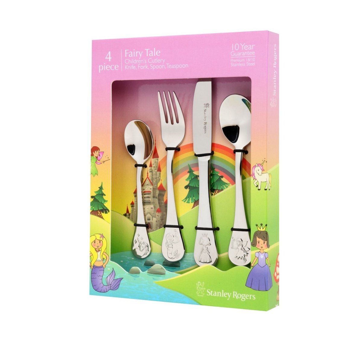 Fairy Theme - Kids Cutlery Fork and Spoon Set