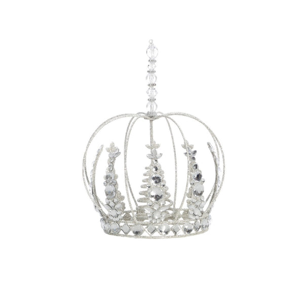 Pure Christmas Metal Crown Tree Topper Silver  | Minimax