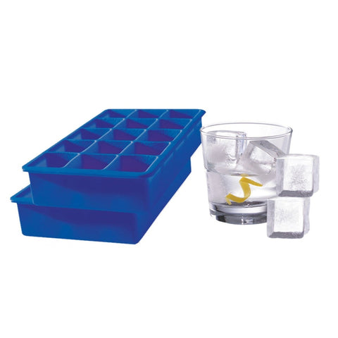 Tovolo Perfect Cube Deep Indigo Ice Tray, Set of 2